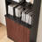 Rielyn 71'' Modern Wooden Tall Bookcase with 5-Tier Bookshelf Shelves and 2-Door Cabinet