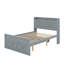 Lit double en bois avec lit gigogne et trois tiroirs de rangement-11556225