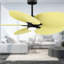 Alessandra - Ventilateur de plafond à cinq pales - DEL intégrée-103363418-103363417