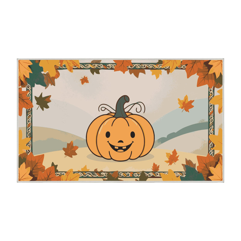 Tapis de Noël lavable The Holiday Aisle®, Rectangulaire 8 pi x 12 pi