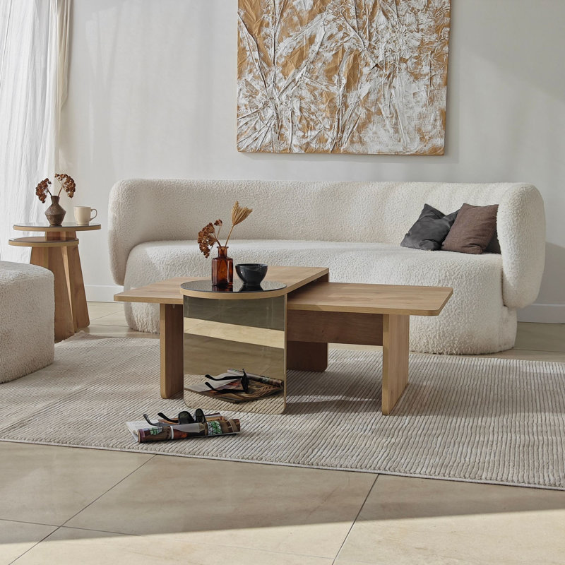 Ensemble de tables basses, Oak/BronzieSaphhire Oak