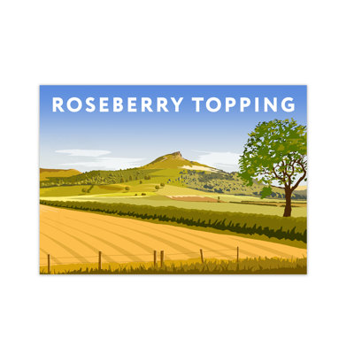 Roseberry Topping North Yorkshire by Richard O'Neill - Print
