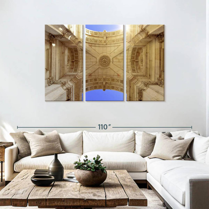 Arc de triomphe, H 48 po x l 74 po
