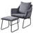 Upholstered Armchair with Ottoman-1354710725-1354710726