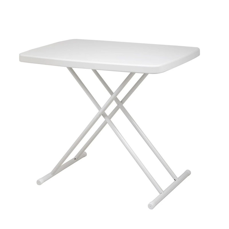 Table pliante rectangulaire réglable en plastique Harla 29,92 po