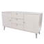 Dareen Medium Sideboard, 3 drawers, 2 door, White Wax finish