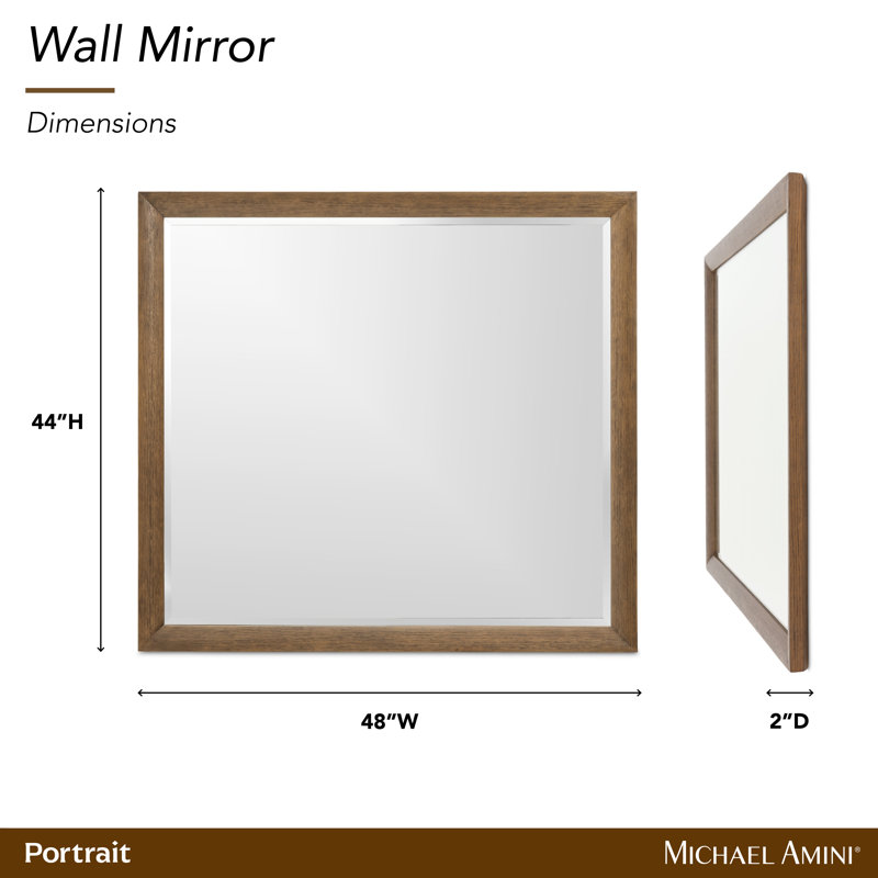 Portrait Mirror - Sienna Brown