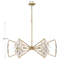 Lustre 6 lumières Marbella de couleur dorée par Breegan Jane