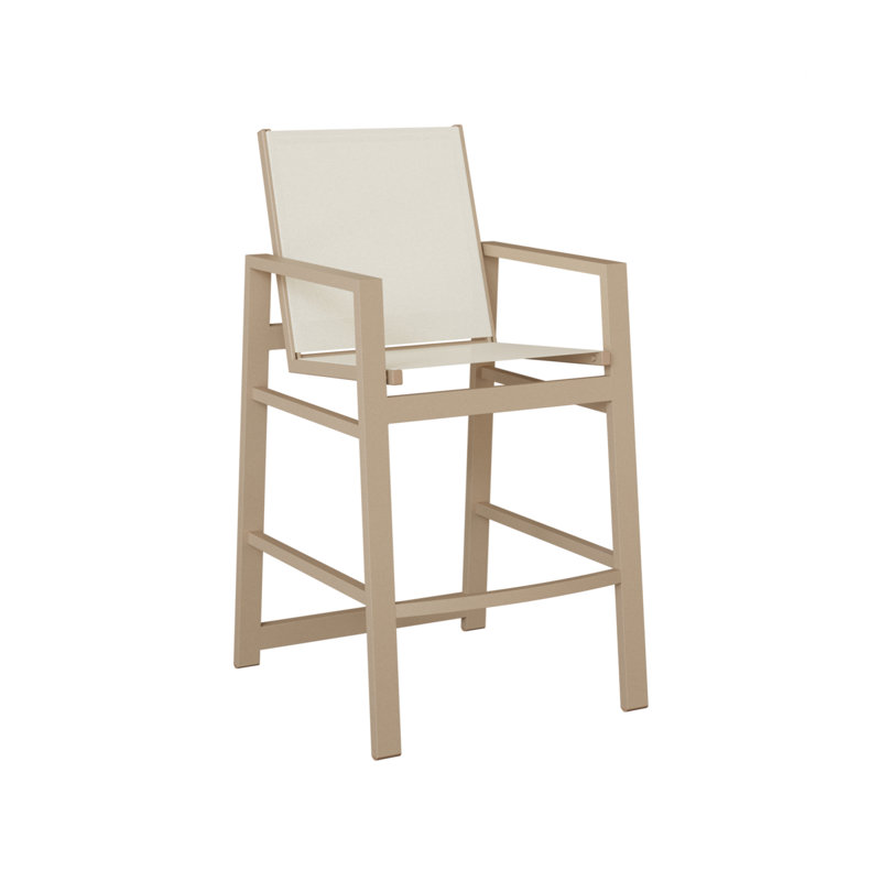 Chaise berçante Berlin Gardens Vida, Blanc, Sahara moucheté