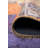 Orange Purple Patchwork Vintage Look Woven Base Decorative Carpet-853622353