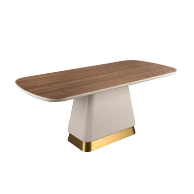 Solid Wood Top Dining Table