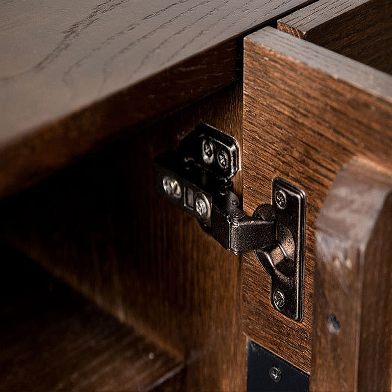 Meuble télé de style industriel américain rétro, 94.49"