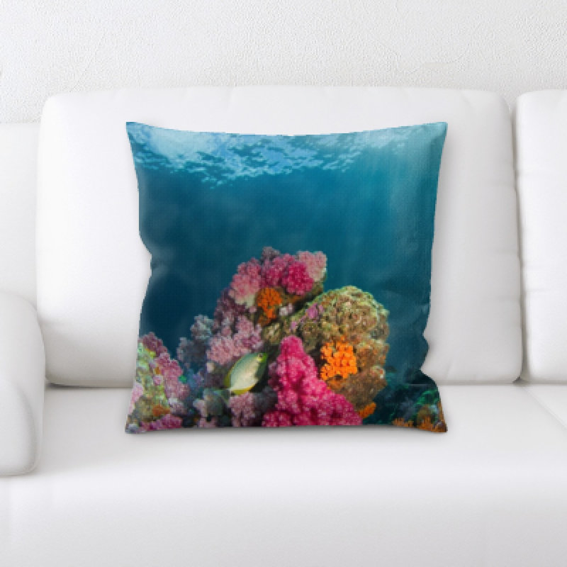 Microsuede Throw Pillow