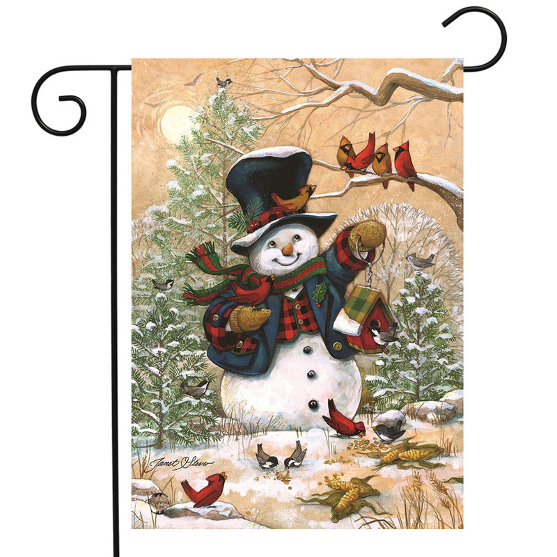 Drapeau d'hiver «Winter Friends»