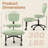 Ergonomic Cross-Legged Swivel Office Chair-387604338