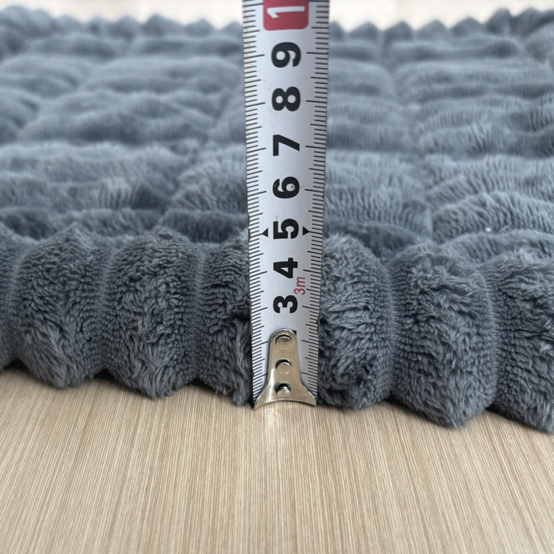 Housse pour fauteuil en velours côtelé, Gris