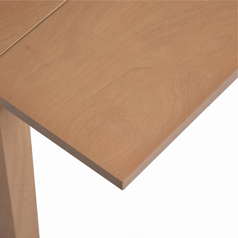 Ensemble de salle à manger extensible 5 pièces de style maison de campagne, Naturel
