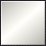 Antique Black Wave Signature Mirror