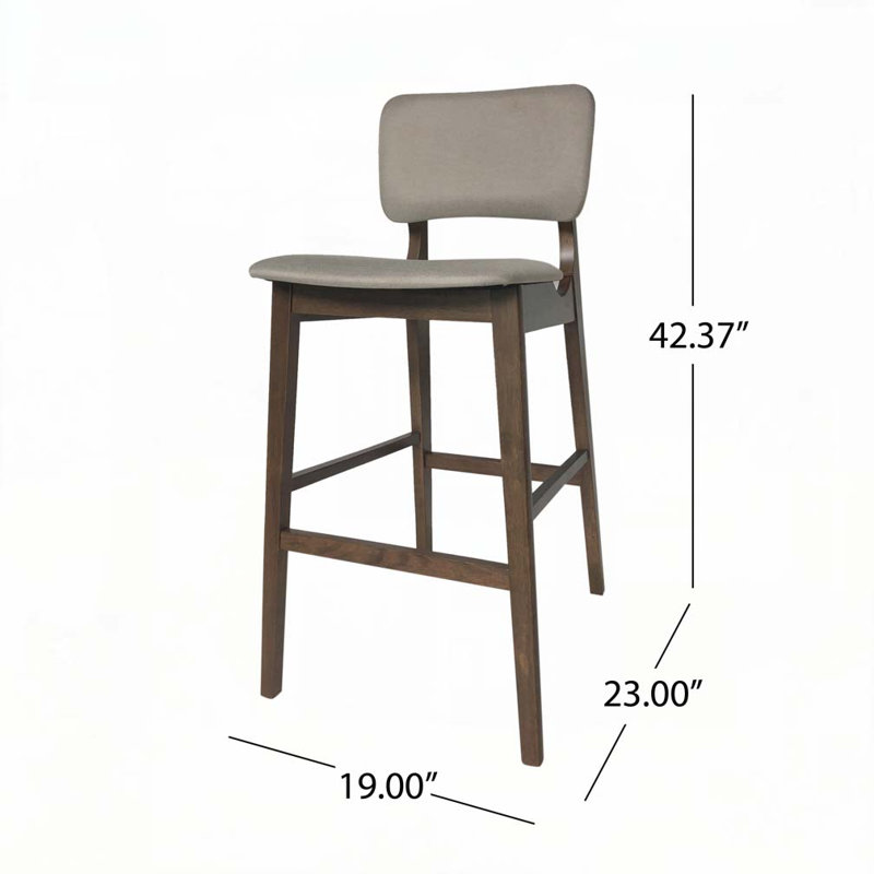 Tabouret de bar en bois, Beige