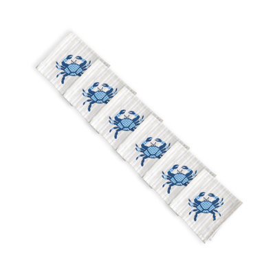 Serviette en coton 18 po Milsom Crab