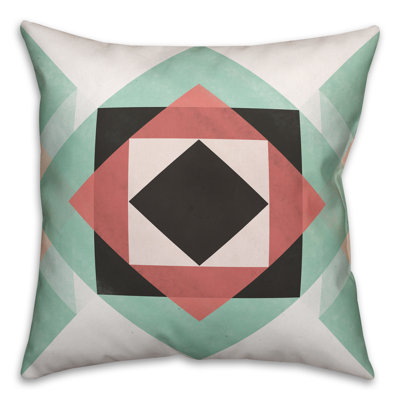  Geometric Throw Pillow