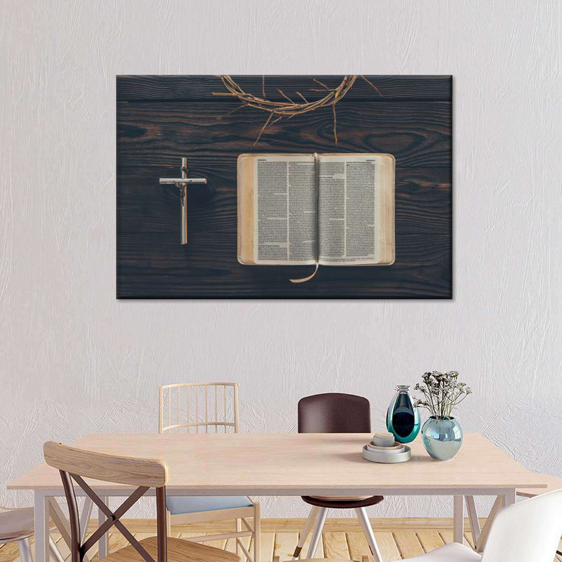 " Bible Canvas Print ", 8" H x 12" W x 1" D
