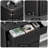 56" Modern Curved Chest with Drawers, Fluted 6-Drawer Dresser-286228631