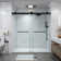 Opal Mirage MCOCOD 70-76.75"W x 76"H Double Sliding Frameless Soft Close Shower Door with 3/8"(10mm)Clear Glass