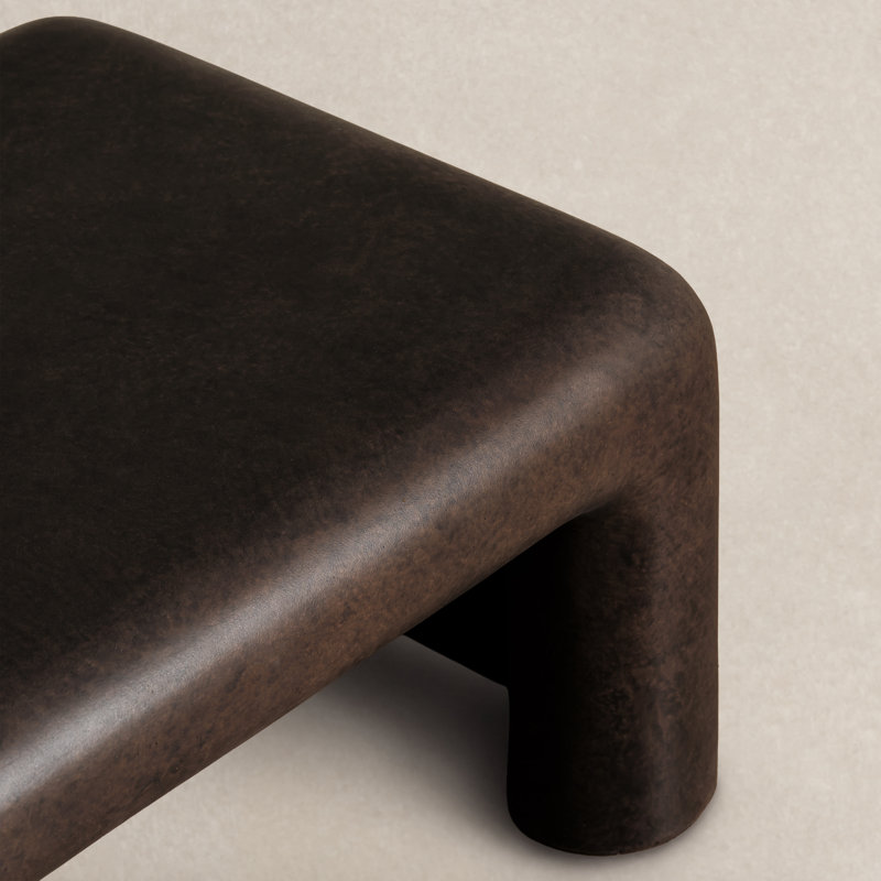 Table basse sculpturale Albert, Brun