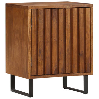 Twanna 40cm W Solid Wood Bedside Table