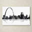 « gateway arch st louis mo horizon-1 », reproduction d’impression sur toile tendue-17943263