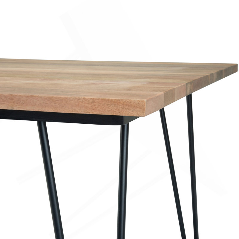 Hunter Dining Table In Natural, 29.5" H x 66" L x 40" W