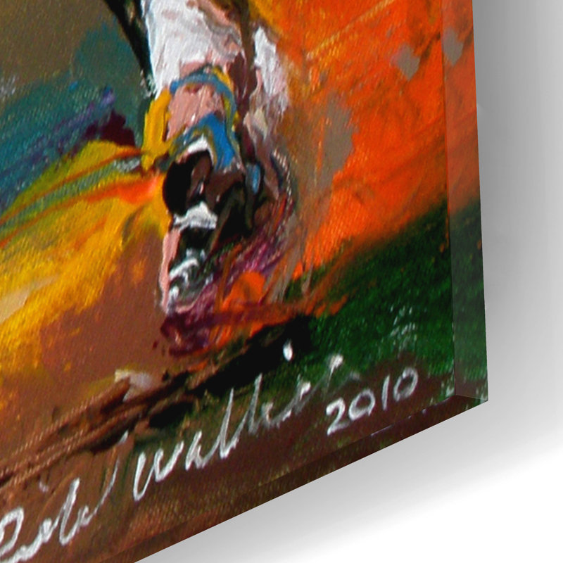 "Roberto Clemente" par Richard Wallich, H 16 po x l 12 po x P 0,13 po