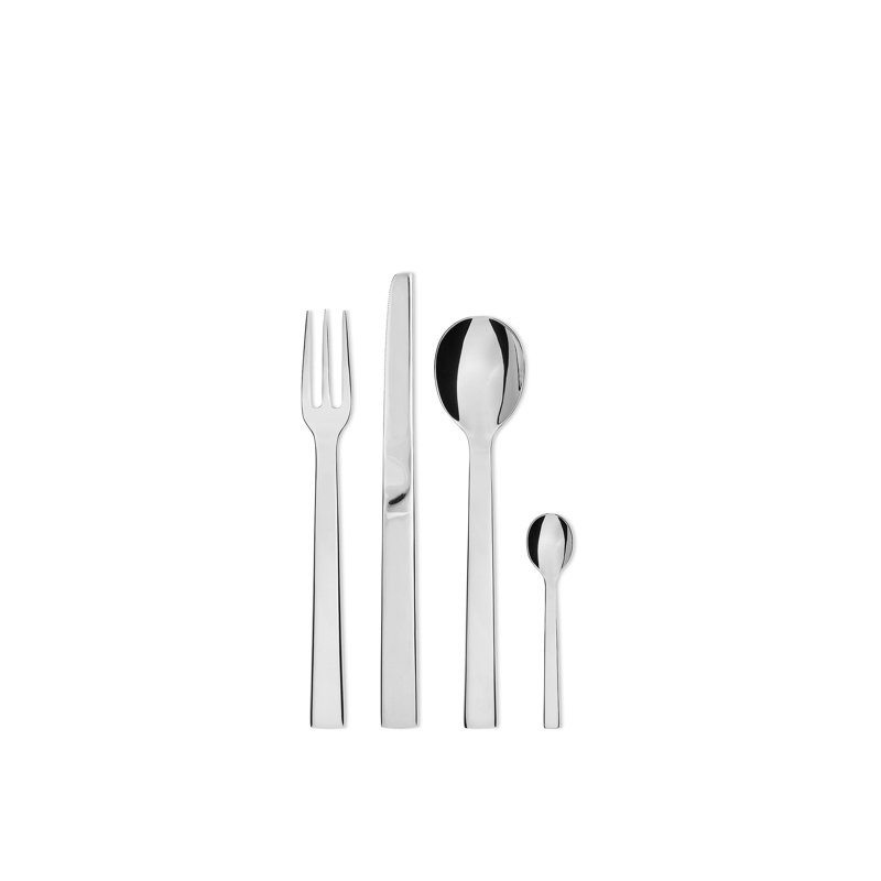 Santiago 24 - Piece Stainless Steel Flatware Set - Service for 6, Mirror Polished