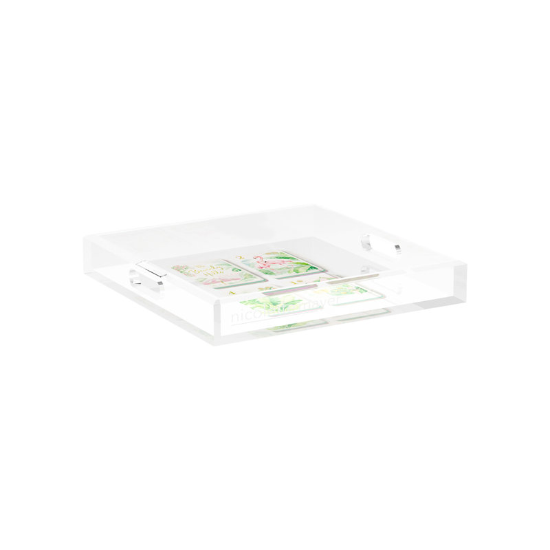 Decorative Tray, 2" H x 12" W x 12" D
