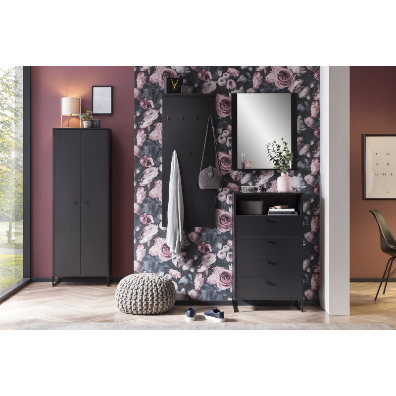 Jaelynne Wall Wall Hook, Black