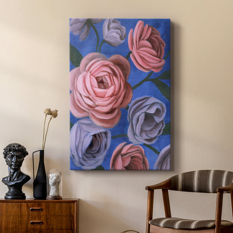 Layered Petals II - galerie sur mesure Cavas, H 48 po x l 32 po
