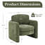 Fauteuil demi-tonneau rembourré-437159482