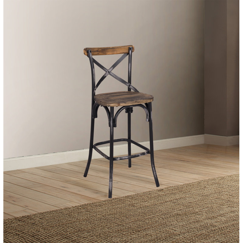 Chaise de bar Zaire, Noir