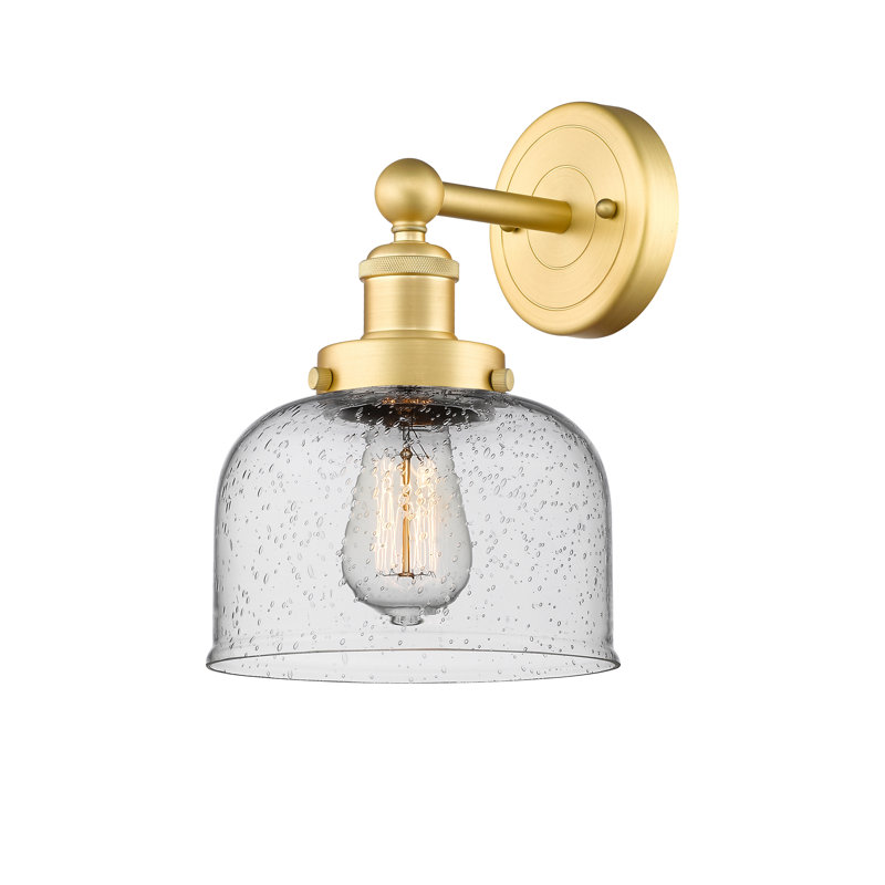 Cetronia Armed Sconce, Seedy, Satin Gold