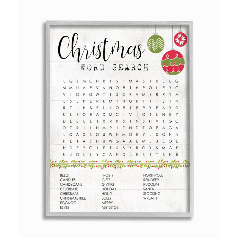 «Christmas Christmas Word Holiday Holiday Text Design» par Melissa Averinos - impression d'art graphique, H 14 po x l 11 po