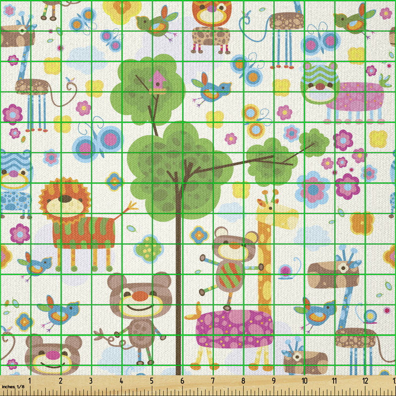 Tissu Ambesonne par The Yard, l 36" x L 72"