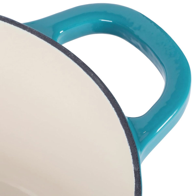 Cocotte en fonte émaillée Crockpot Artisan, Bleu sarcelle, 7 pintes