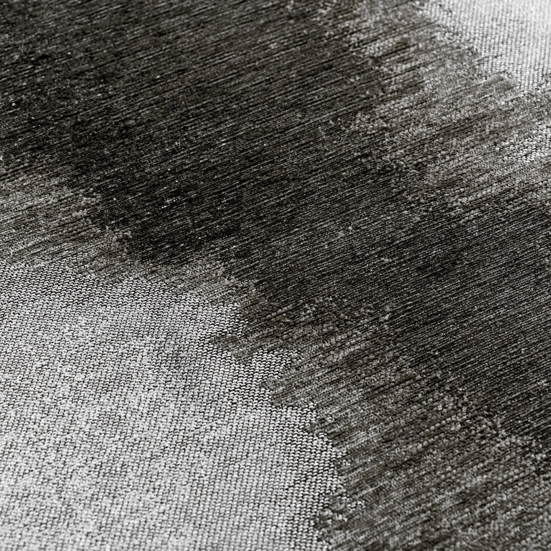 Meditation Lagoon Black Shadow Recycled P.E.T Area Rug, Rectangle 280 x 390 cm