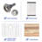 21" L X 18" W Rectangular Granite Composite Quartz Undermount Kitchen Sink Wet Bar Sink Workstation Bar Prep RV Sink Basin-105368845