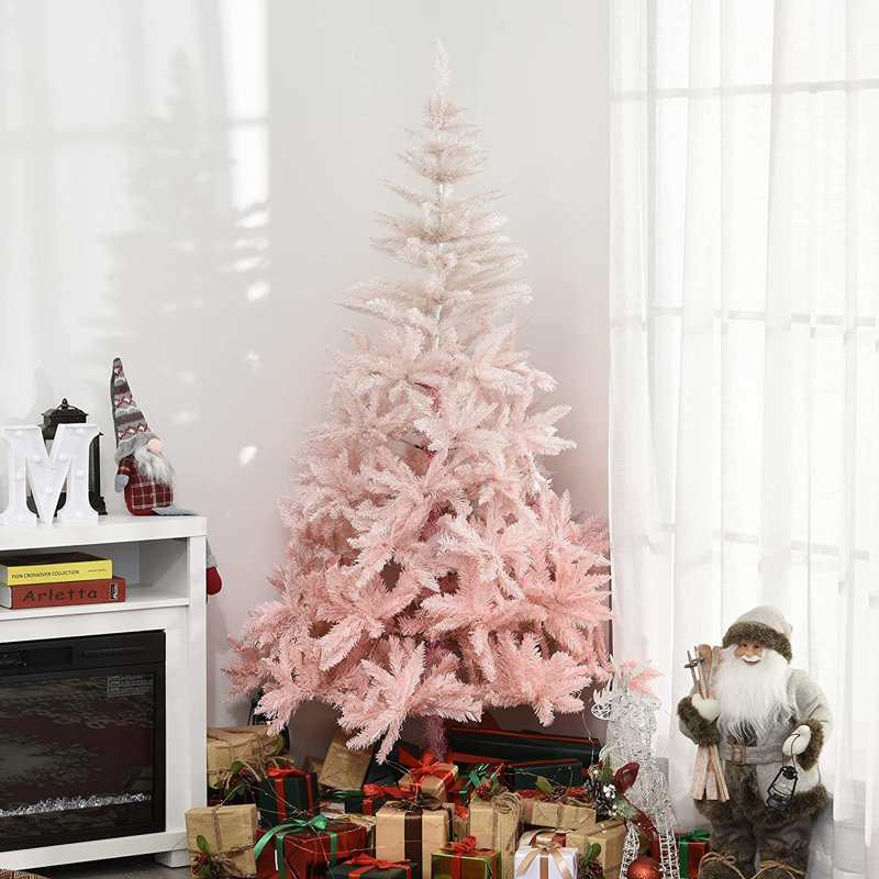 Artificial Spruce Christmas Tree, 5.91ft H x 2.95ft W x 2.95ft D