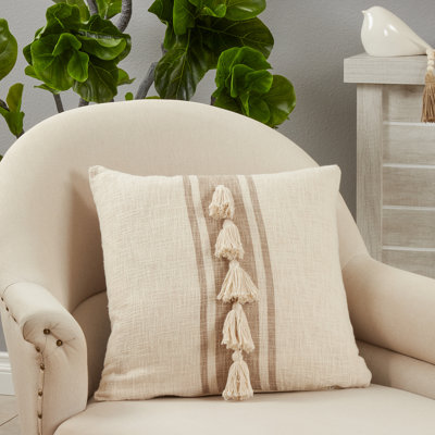 Delong Square Cotton Pillow Cover