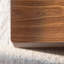 2 tables basses gigognes cubiques modernes en noyer, design grain de bois, gain de place, idéales pour les appartements, avec autocollant, parfaites pour les petits espaces
