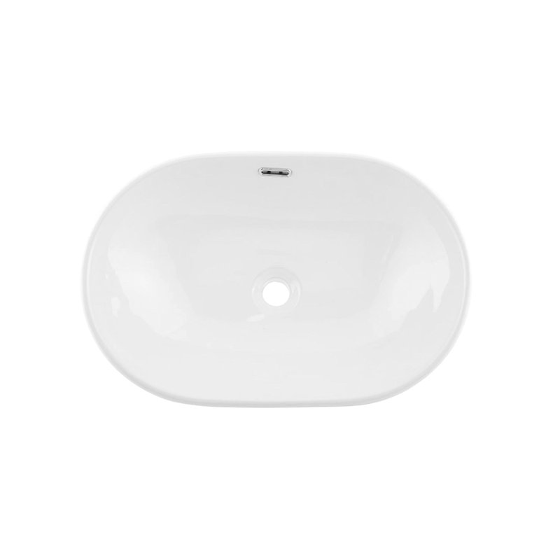 DAX 15.5'' White Bathroom Sink