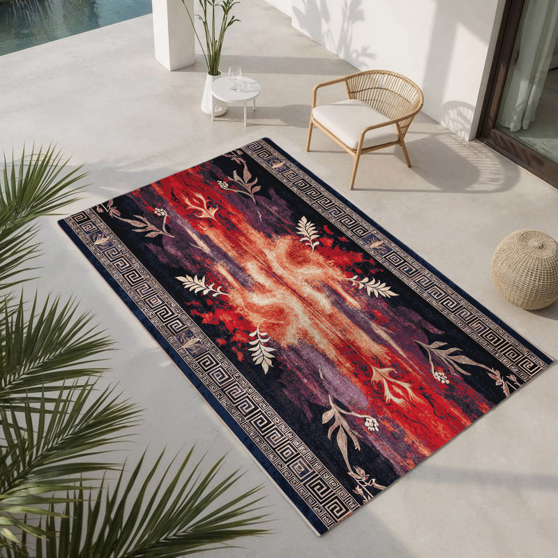 Tapis intérieur et extérieur Aegis Glow, Rectangulaire 8 pi x 10 pi